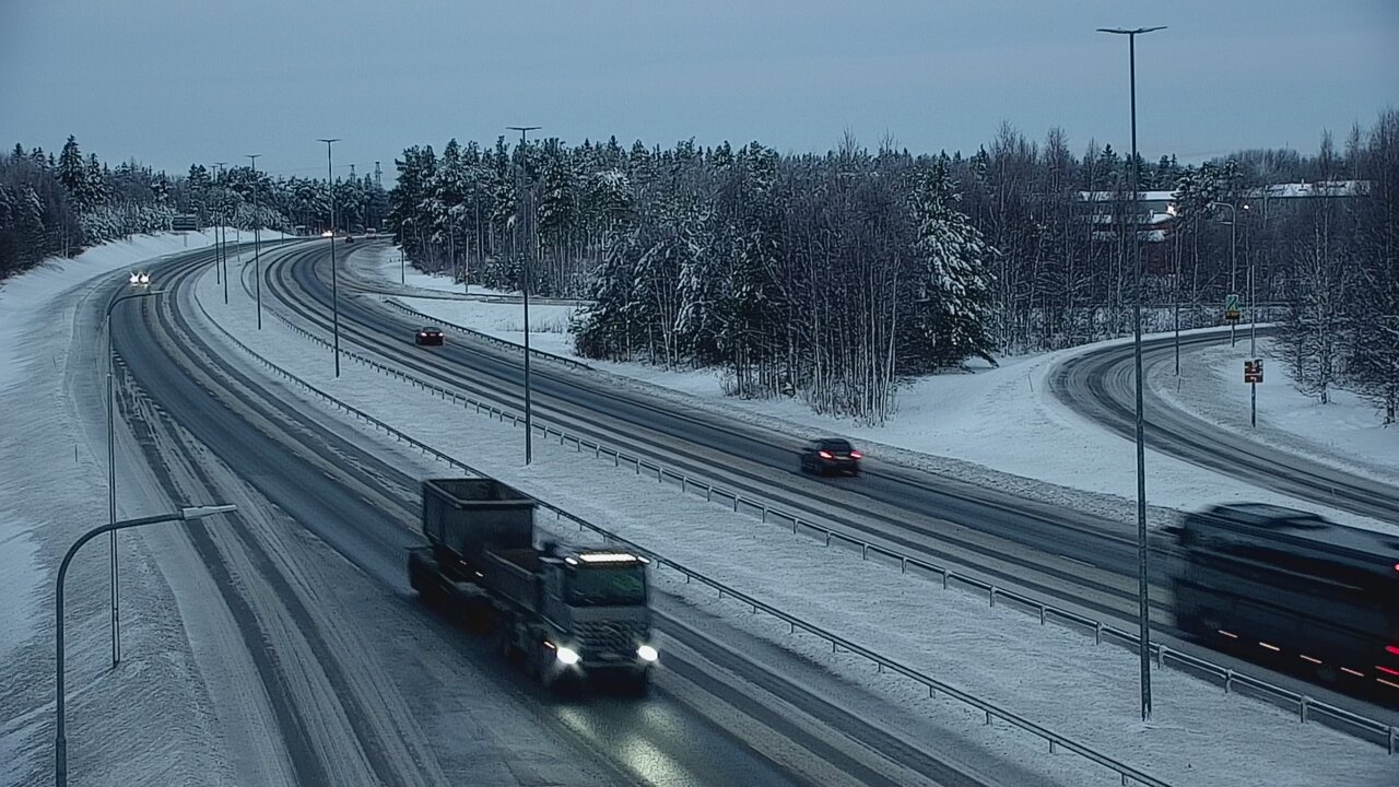 Weather Camera Image Väg 4 Kemi, Paattio, Kemi, Lappi