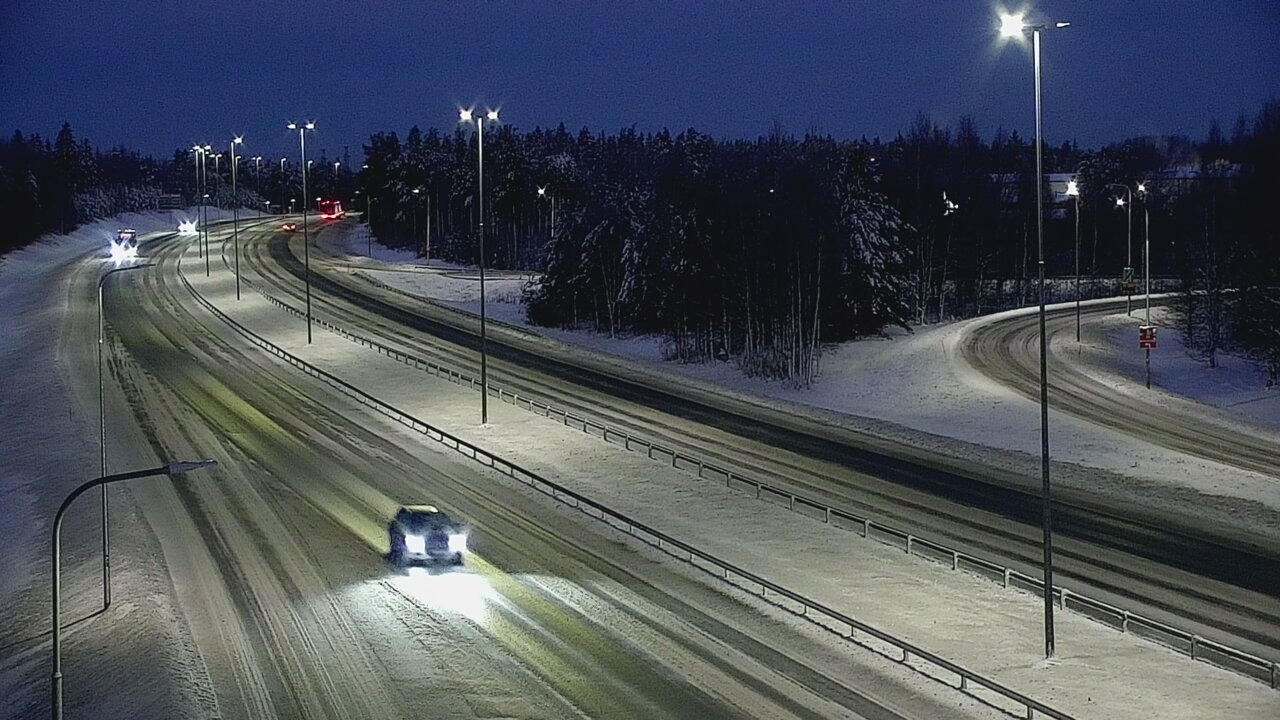 Weather Camera Image Väg 4 Kemi, Paattio, Kemi, Lappi