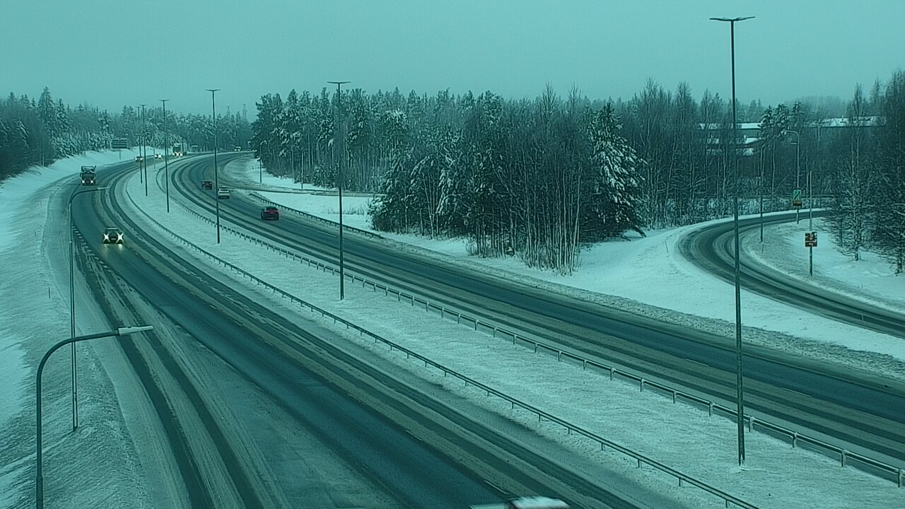 Weather Camera Image Väg 4 Kemi, Paattio, Kemi, Lappi