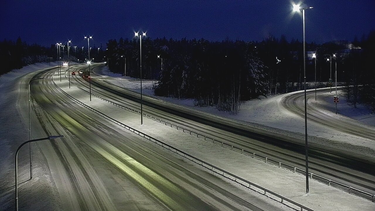 Weather Camera Image Väg 4 Kemi, Paattio, Kemi, Lappi