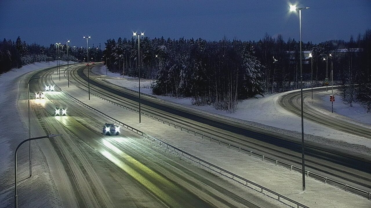 Weather Camera Image Väg 4 Kemi, Paattio, Kemi, Lappi