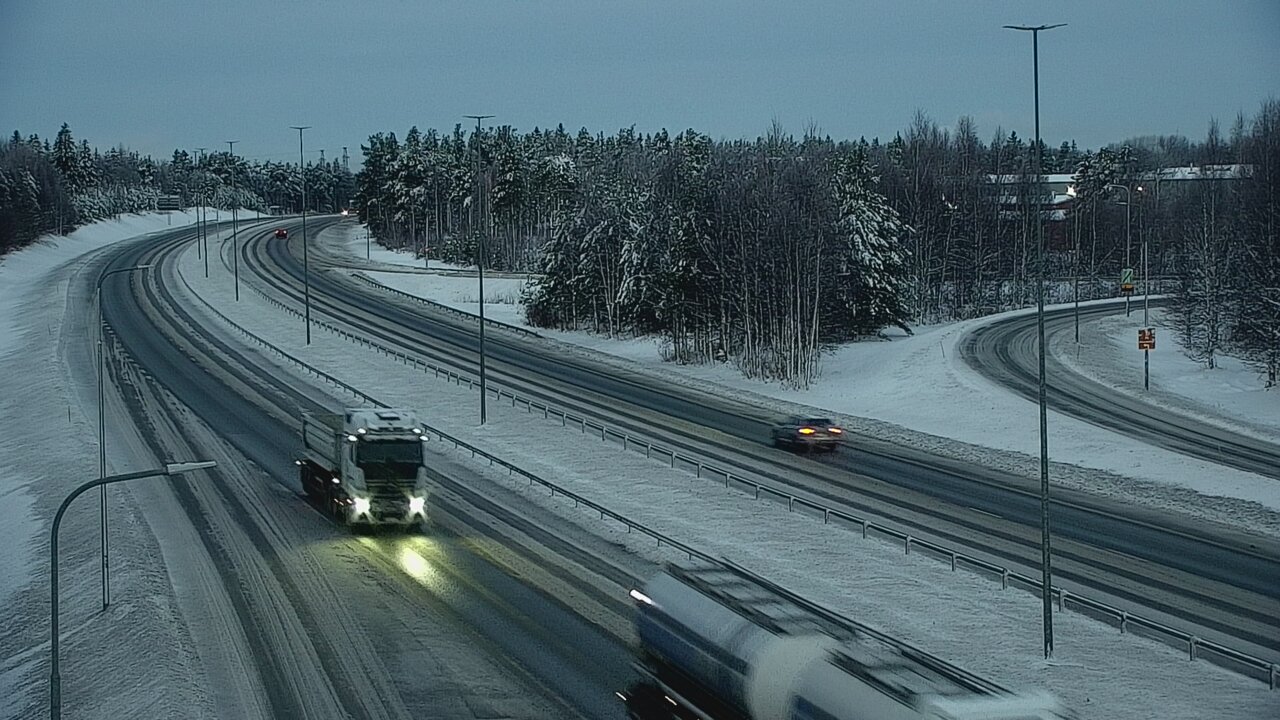 Weather Camera Image Väg 4 Kemi, Paattio, Kemi, Lappi