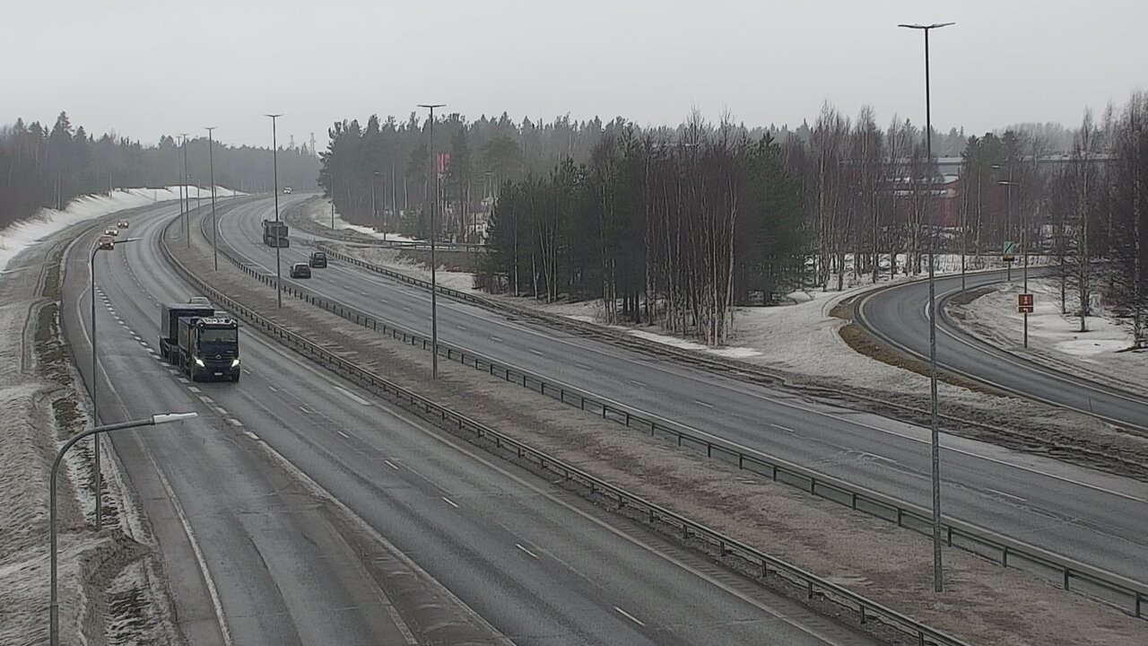 Weather Camera Image Väg 4 Kemi, Paattio, Kemi, Lappi