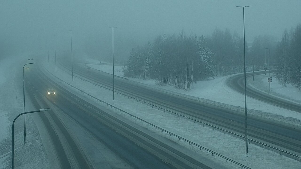 Weather Camera Image Väg 4 Kemi, Paattio, Kemi, Lappi