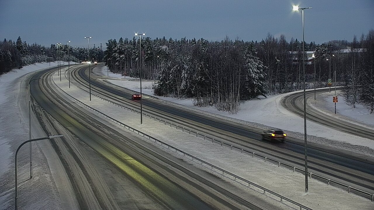 Weather Camera Image Väg 4 Kemi, Paattio, Kemi, Lappi