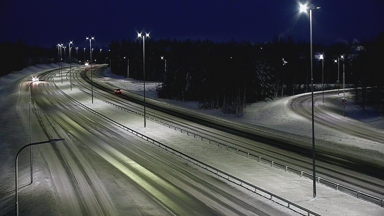 Weather Camera Image Väg 4 Kemi, Paattio, Kemi, Lappi