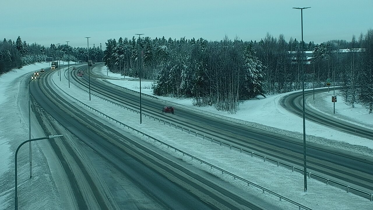 Weather Camera Image Väg 4 Kemi, Paattio, Kemi, Lappi