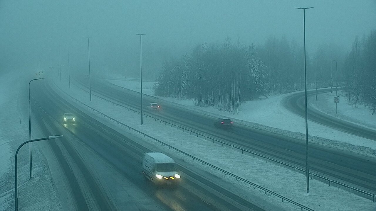 Weather Camera Image Väg 4 Kemi, Paattio, Kemi, Lappi