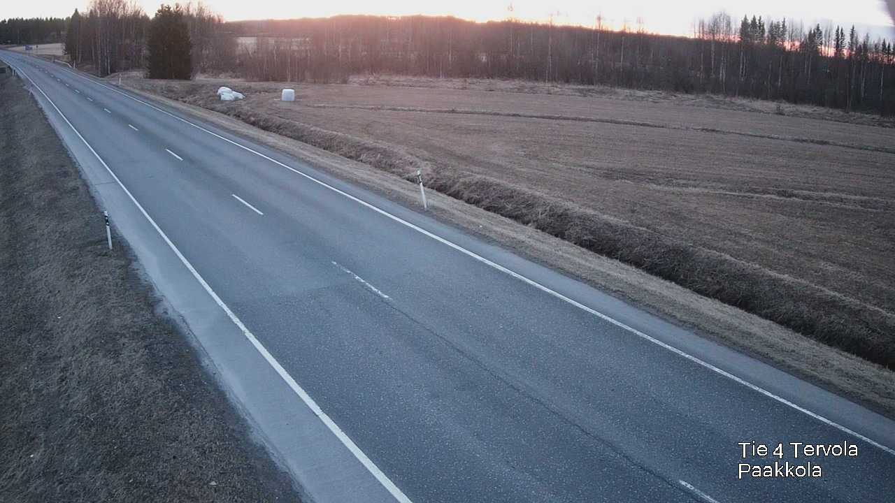 Weather Camera Image Väg 4 Tervola, Paakkola, Tervola, Lappi