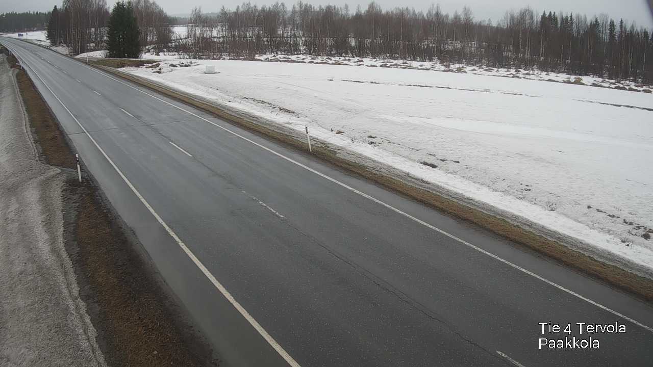 Weather Camera Image Väg 4 Tervola, Paakkola, Tervola, Lappi