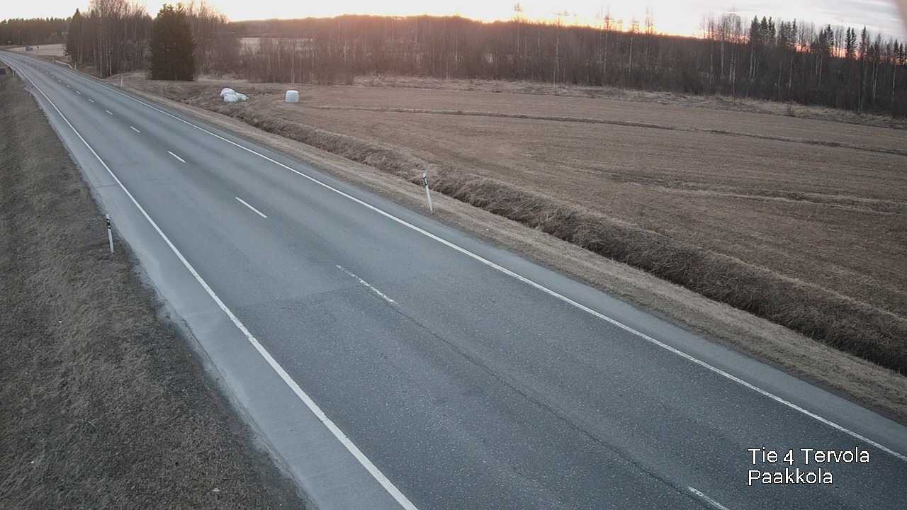 Weather Camera Image Väg 4 Tervola, Paakkola, Tervola, Lappi