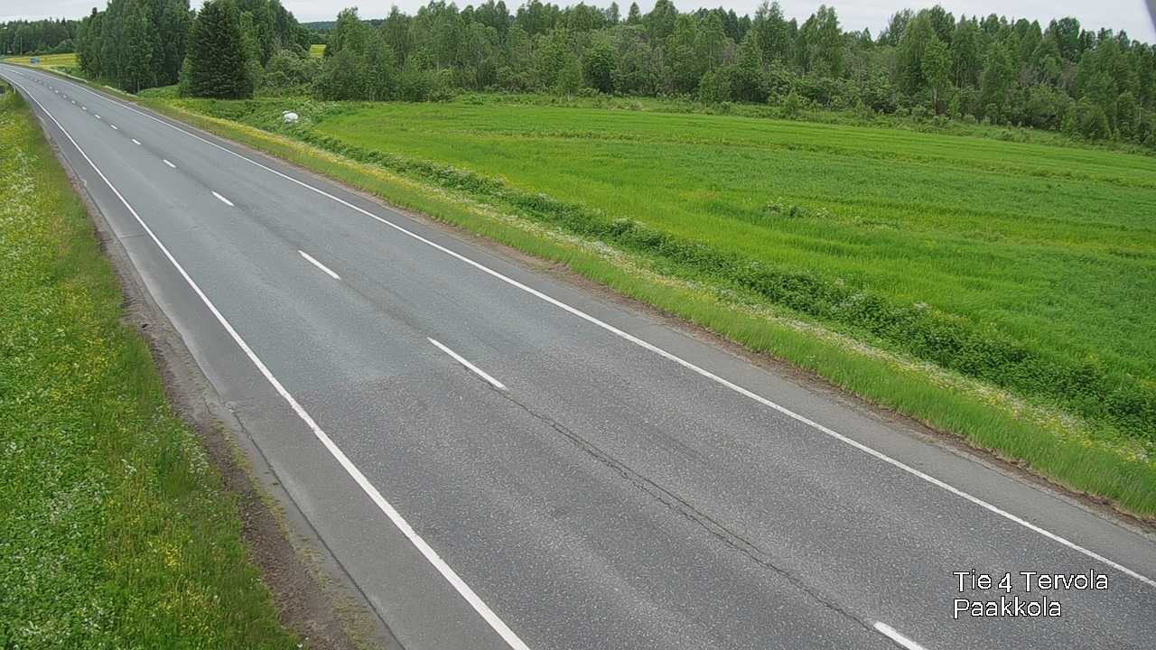 Weather Camera Image Väg 4 Tervola, Paakkola, Tervola, Lappi