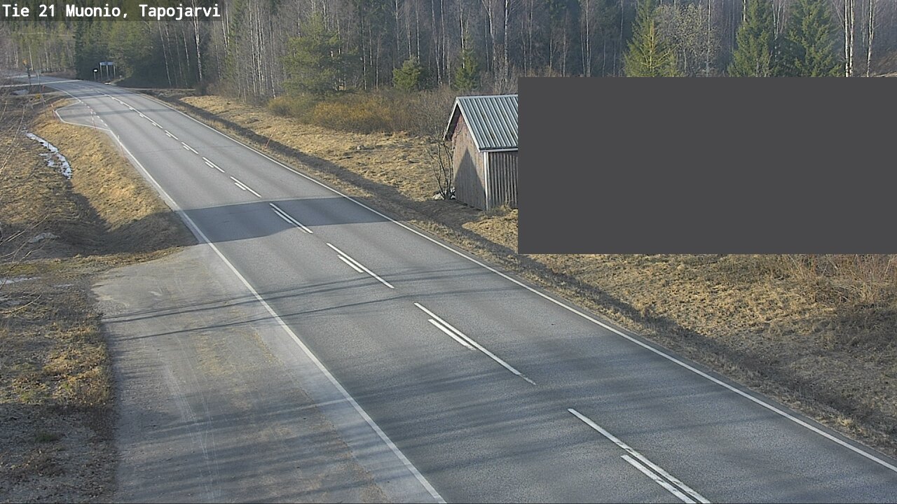 Kelikamerat Kuva Tie 21 Muonio, Tapojärvi, Muonio, Lappi
