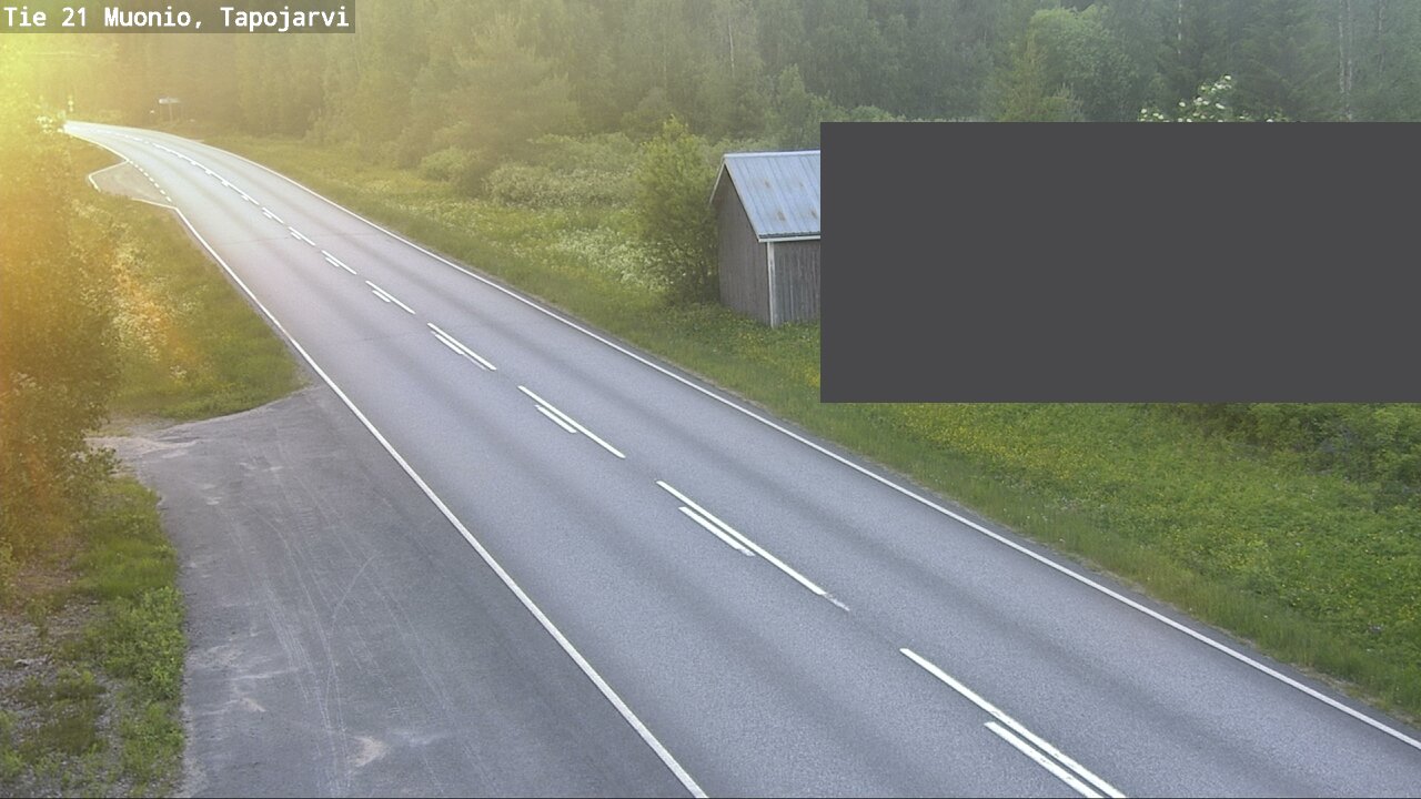 Kelikamerat Kuva Tie 21 Muonio, Tapojärvi, Muonio, Lappi