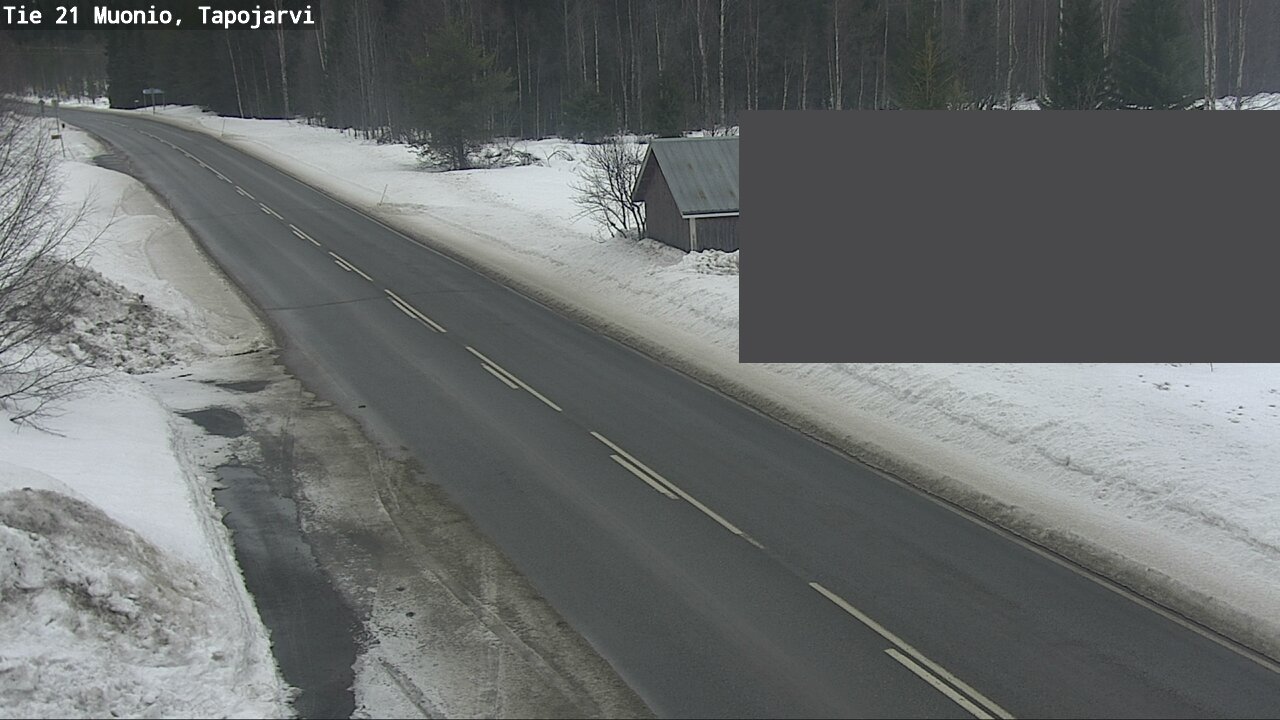 Weather Camera Image Väg 21 Muonio, Tapojärvi, Muonio, Lappi