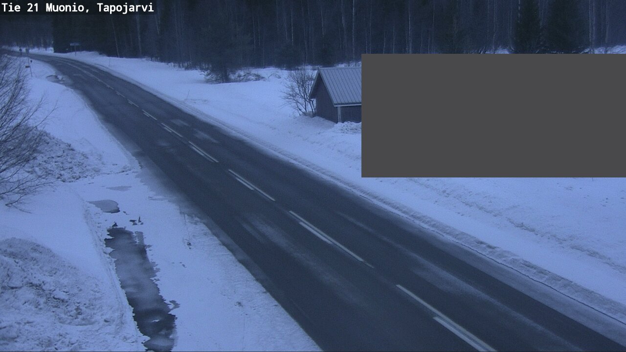 Kelikamerat Kuva Tie 21 Muonio, Tapojärvi, Muonio, Lappi