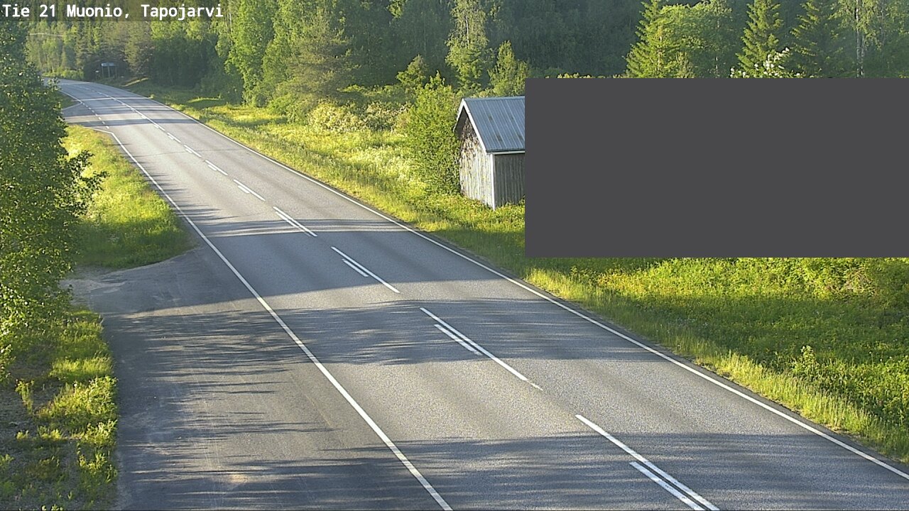 Kelikamerat Kuva Tie 21 Muonio, Tapojärvi, Muonio, Lappi