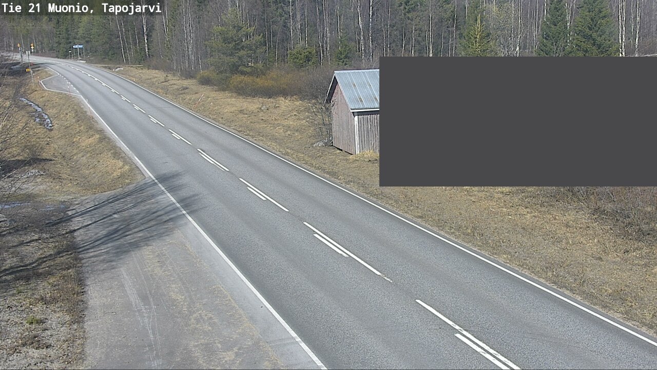 Kelikamerat Kuva Tie 21 Muonio, Tapojärvi, Muonio, Lappi