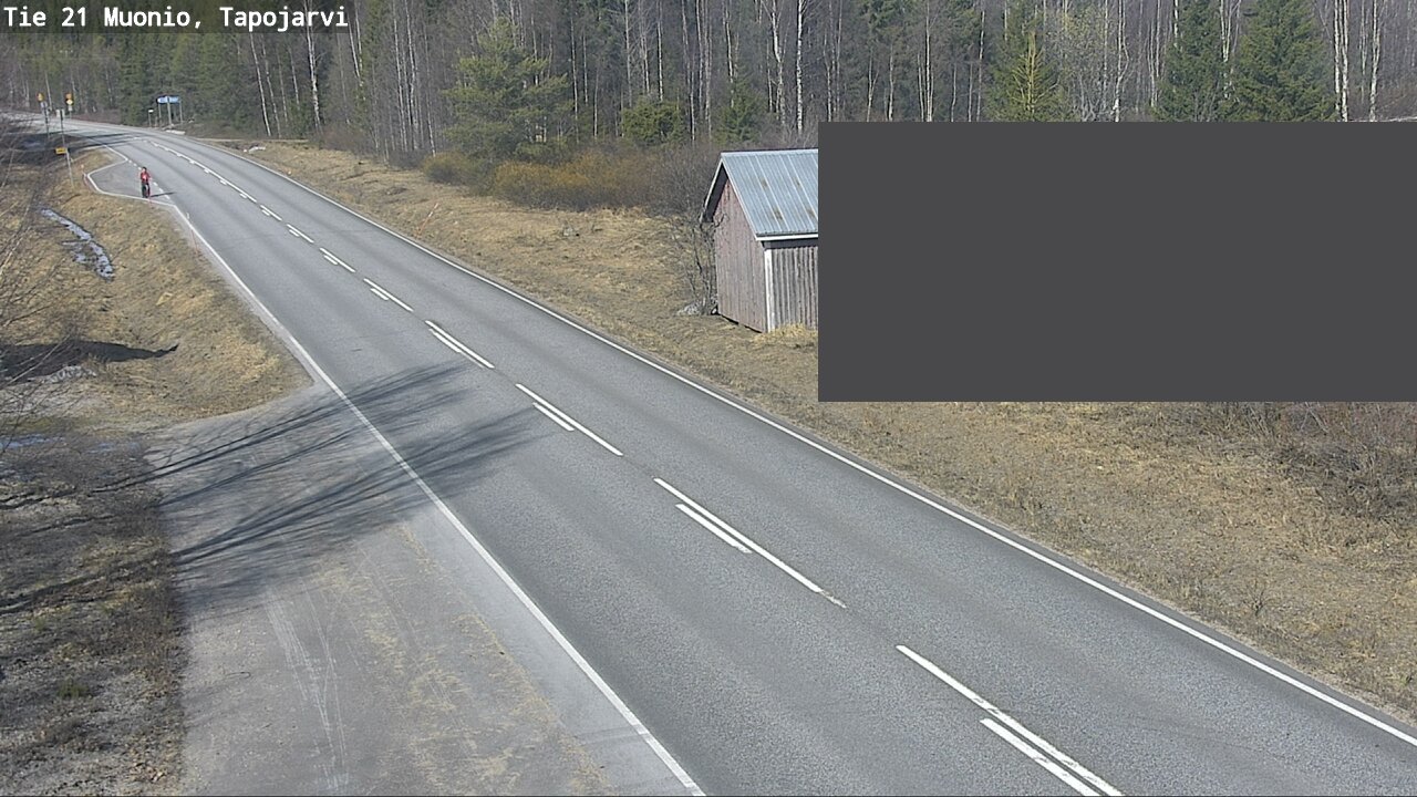 Kelikamerat Kuva Tie 21 Muonio, Tapojärvi, Muonio, Lappi