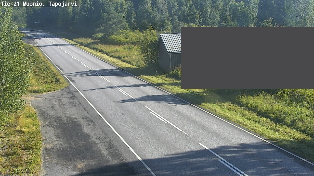 Weather Camera Image Road 21 Muonio, Tapojärvi, Muonio, Lappi