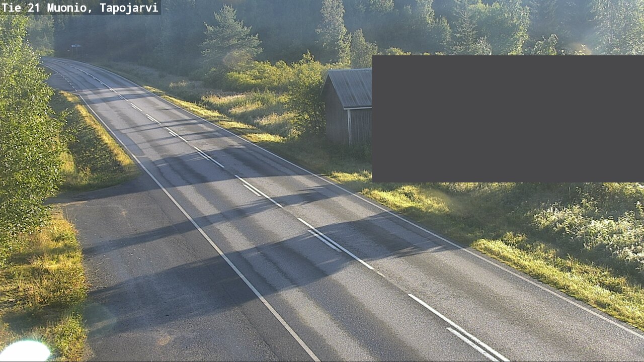Weather Camera Image Väg 21 Muonio, Tapojärvi, Muonio, Lappi