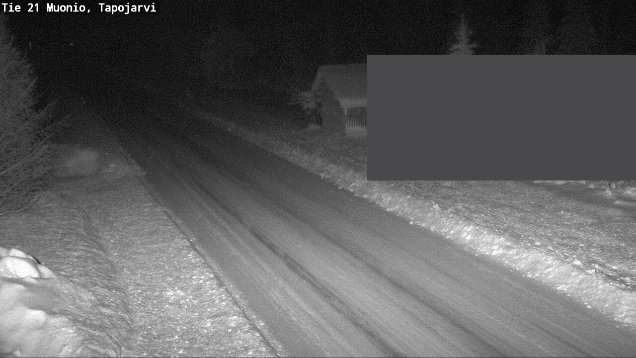 Weather Camera Image Väg 21 Muonio, Tapojärvi, Muonio, Lappi