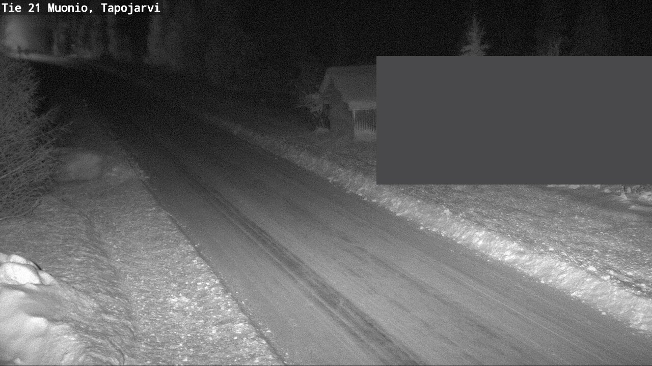 Weather Camera Image Väg 21 Muonio, Tapojärvi, Muonio, Lappi
