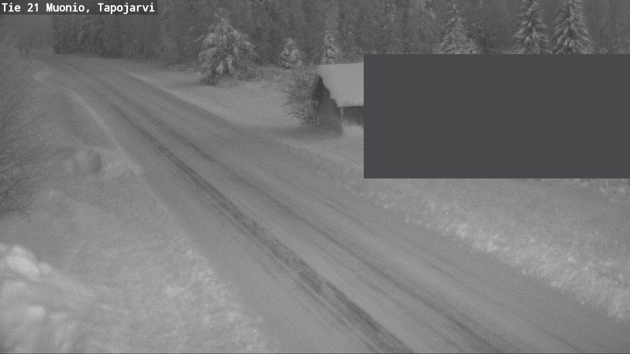 Weather Camera Image Väg 21 Muonio, Tapojärvi, Muonio, Lappi