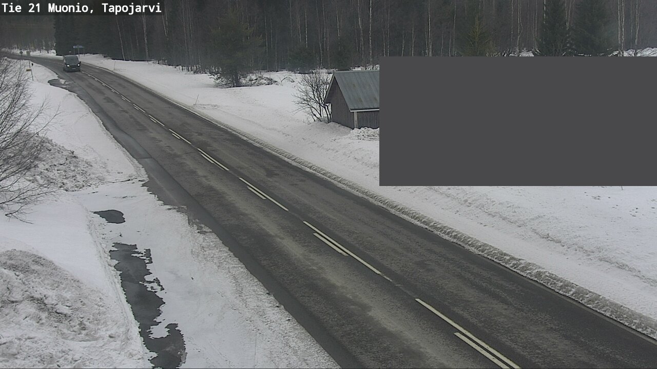 Kelikamerat Kuva Tie 21 Muonio, Tapojärvi, Muonio, Lappi