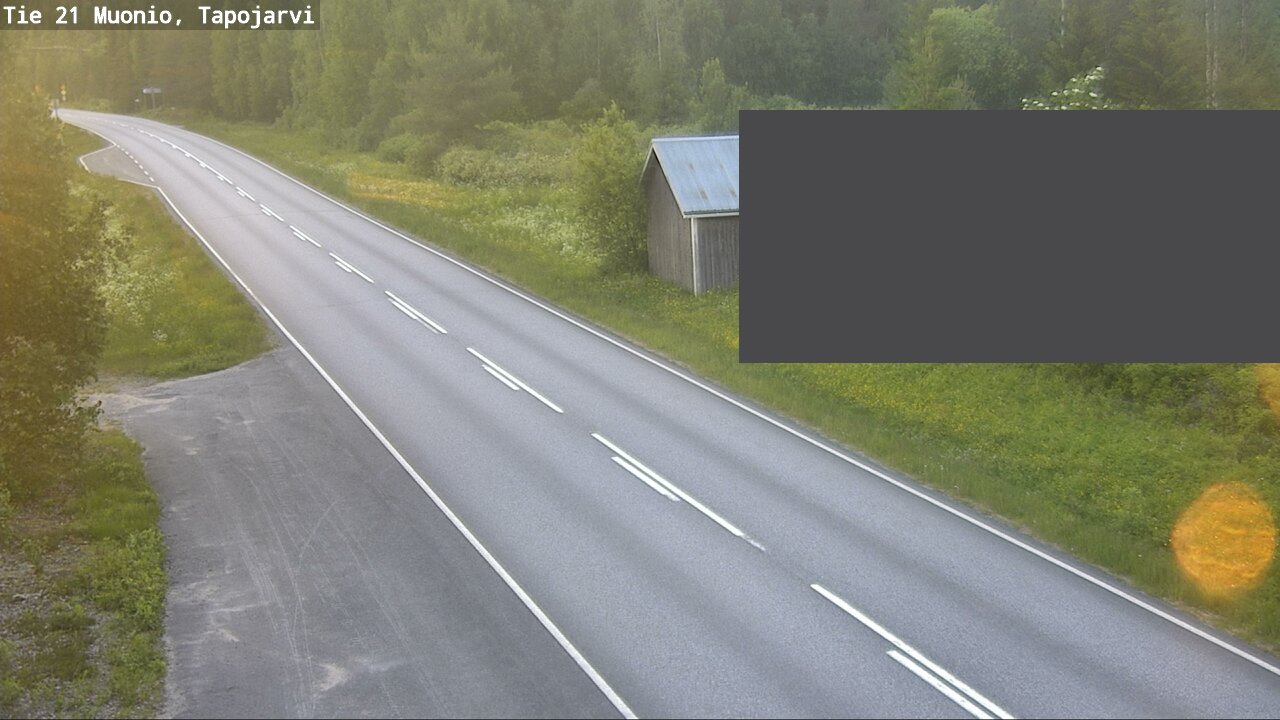 Kelikamerat Kuva Tie 21 Muonio, Tapojärvi, Muonio, Lappi