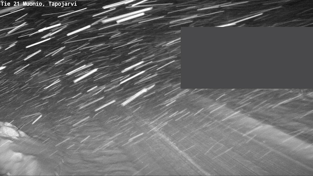 Weather Camera Image Väg 21 Muonio, Tapojärvi, Muonio, Lappi