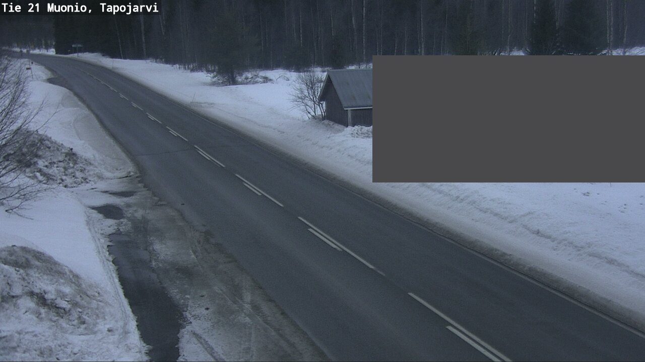 Weather Camera Image Väg 21 Muonio, Tapojärvi, Muonio, Lappi