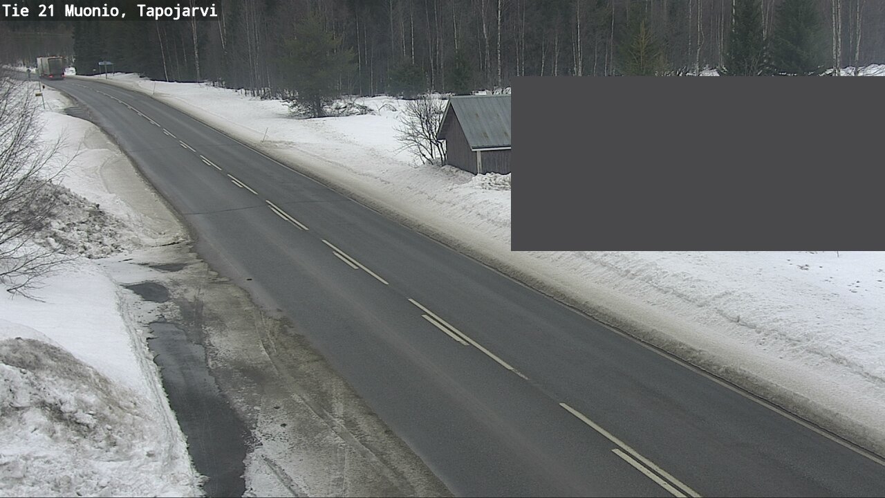 Weather Camera Image Väg 21 Muonio, Tapojärvi, Muonio, Lappi