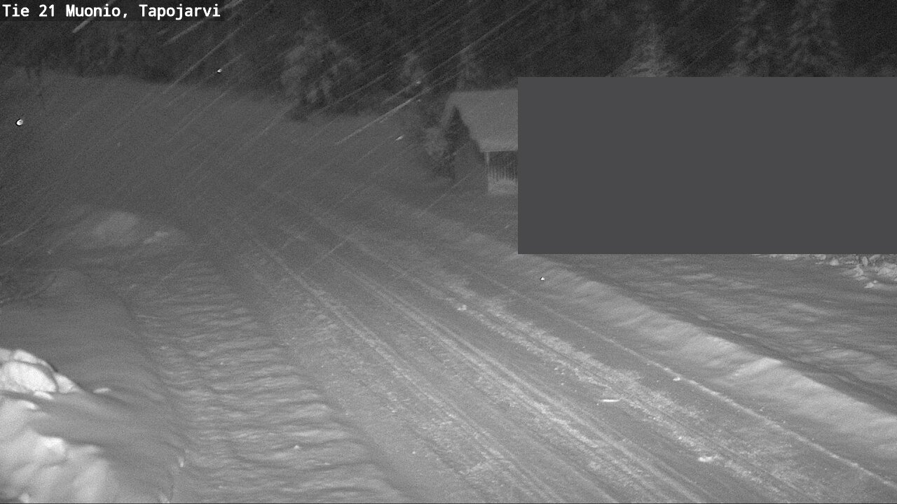 Weather Camera Image Väg 21 Muonio, Tapojärvi, Muonio, Lappi
