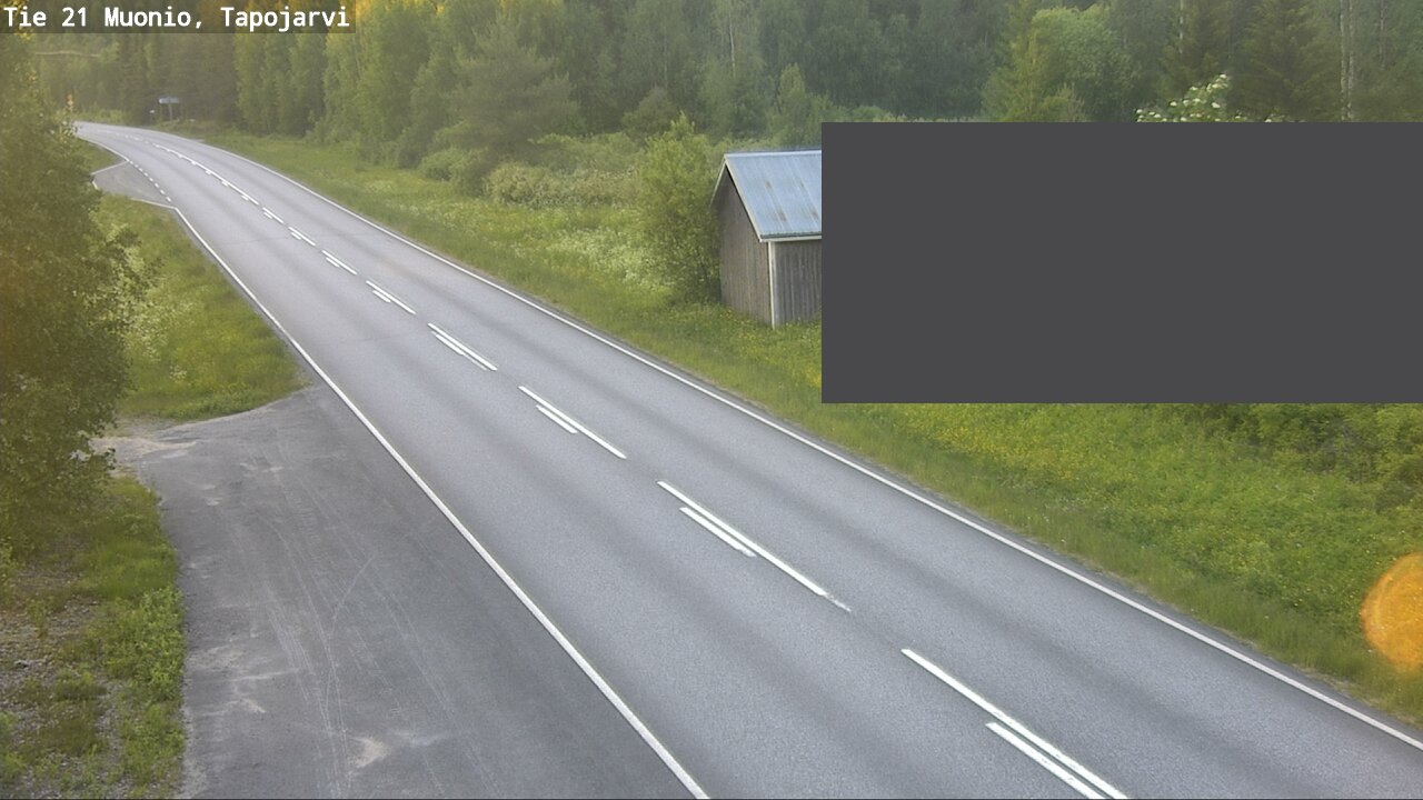 Kelikamerat Kuva Tie 21 Muonio, Tapojärvi, Muonio, Lappi