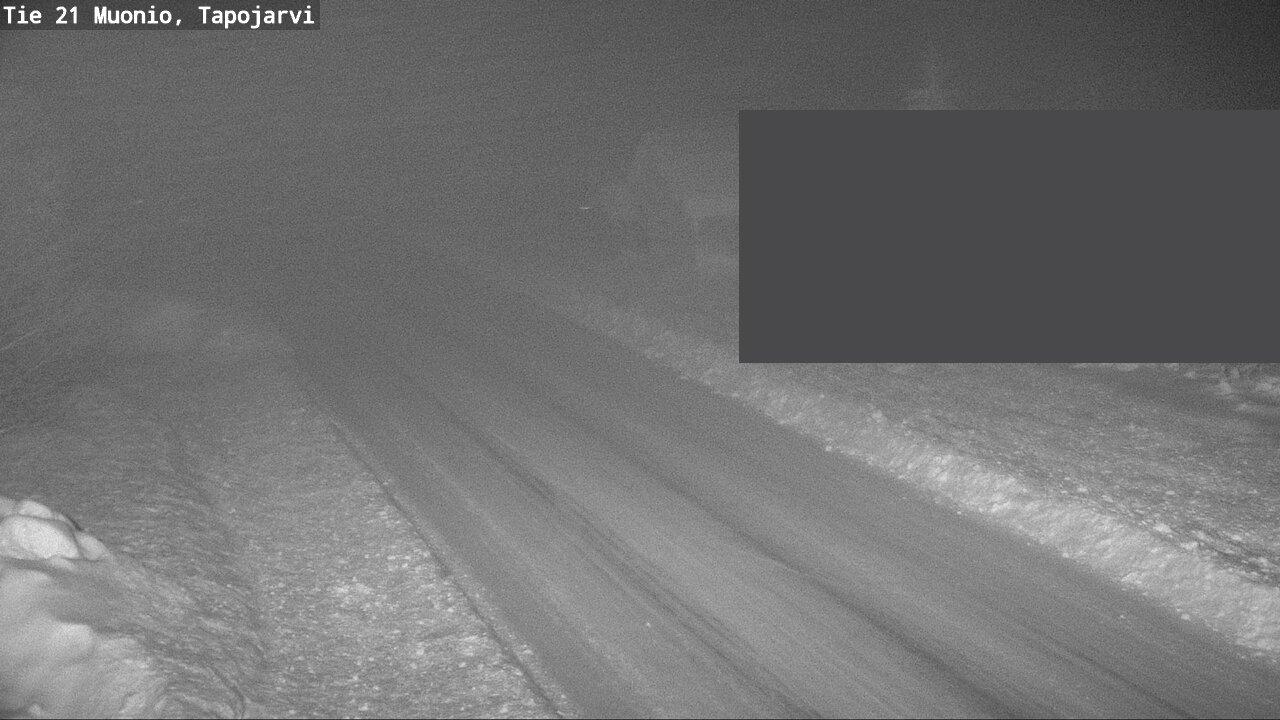 Weather Camera Image Väg 21 Muonio, Tapojärvi, Muonio, Lappi