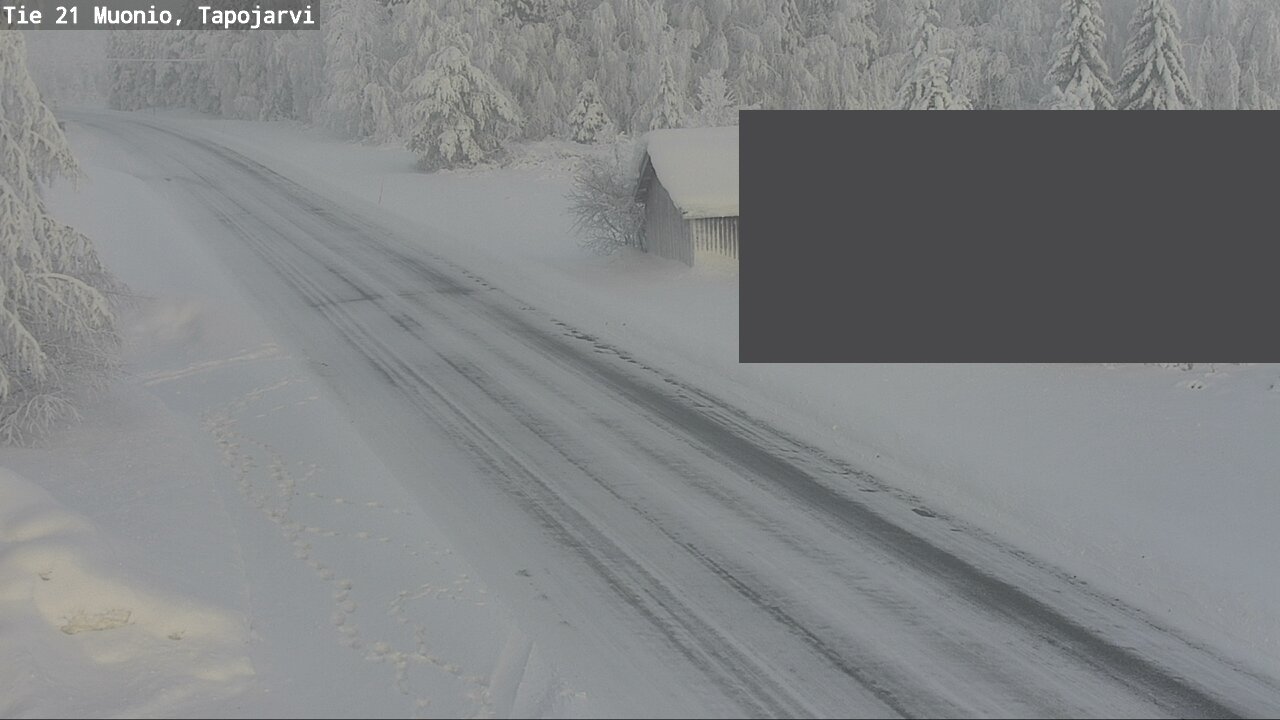 Kelikamerat Kuva Tie 21 Muonio, Tapojärvi, Muonio, Lappi