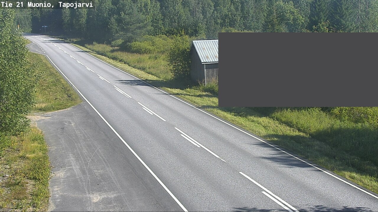 Weather Camera Image Road 21 Muonio, Tapojärvi, Muonio, Lappi