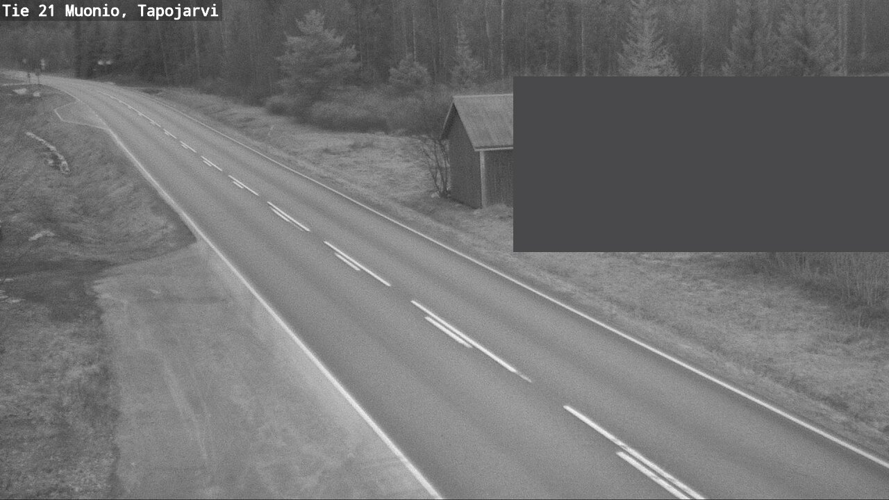 Weather Camera Image Road 21 Muonio, Tapojärvi, Muonio, Lappi