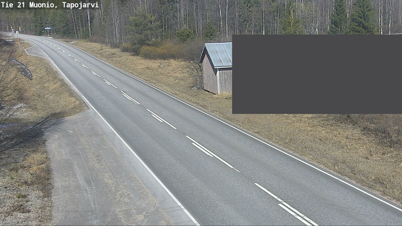 Kelikamerat Kuva Tie 21 Muonio, Tapojärvi, Muonio, Lappi