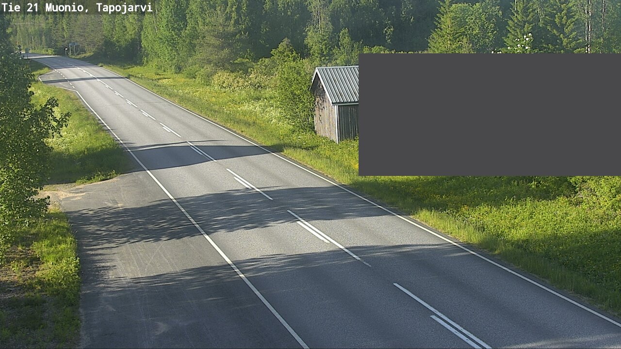 Kelikamerat Kuva Tie 21 Muonio, Tapojärvi, Muonio, Lappi