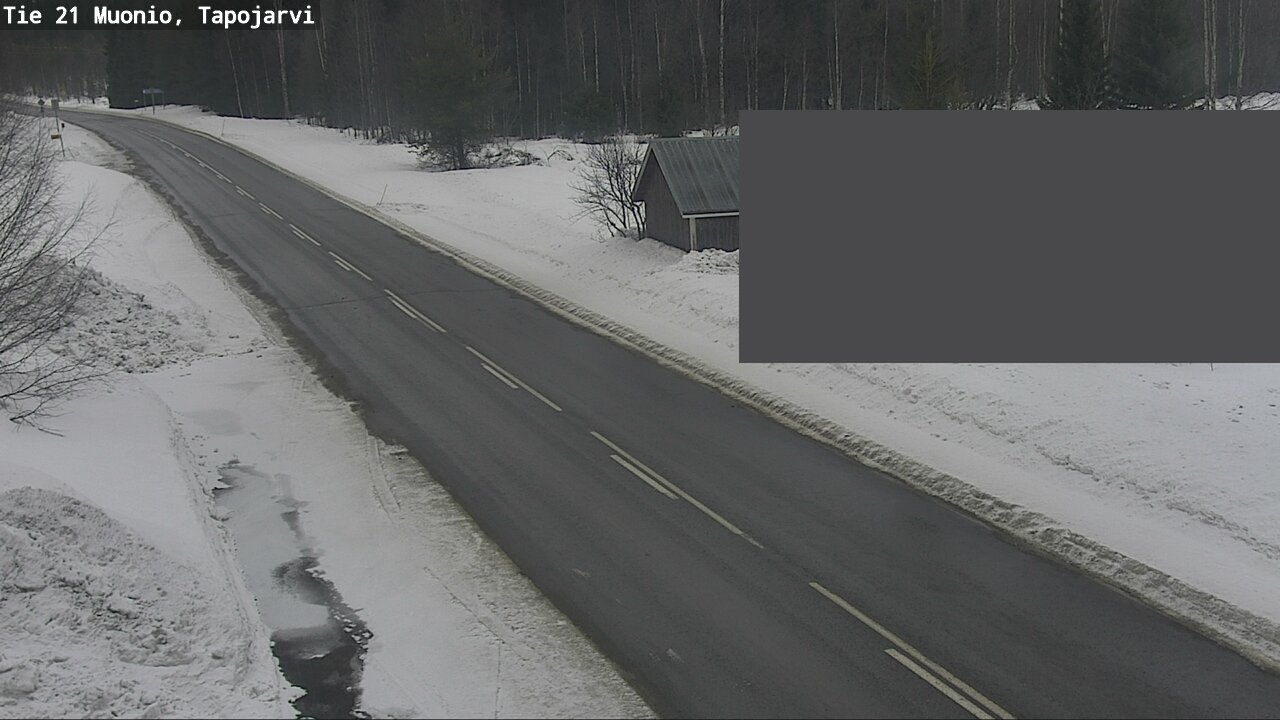 Weather Camera Image Road 21 Muonio, Tapojärvi, Muonio, Lappi