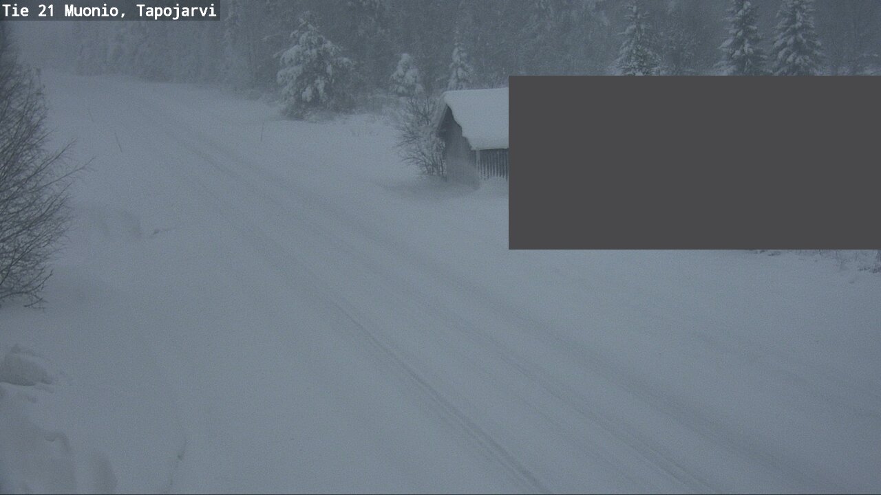 Weather Camera Image Väg 21 Muonio, Tapojärvi, Muonio, Lappi