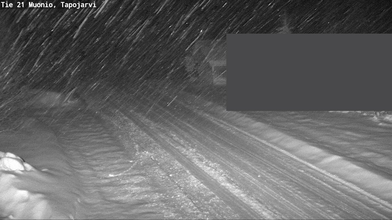 Weather Camera Image Väg 21 Muonio, Tapojärvi, Muonio, Lappi