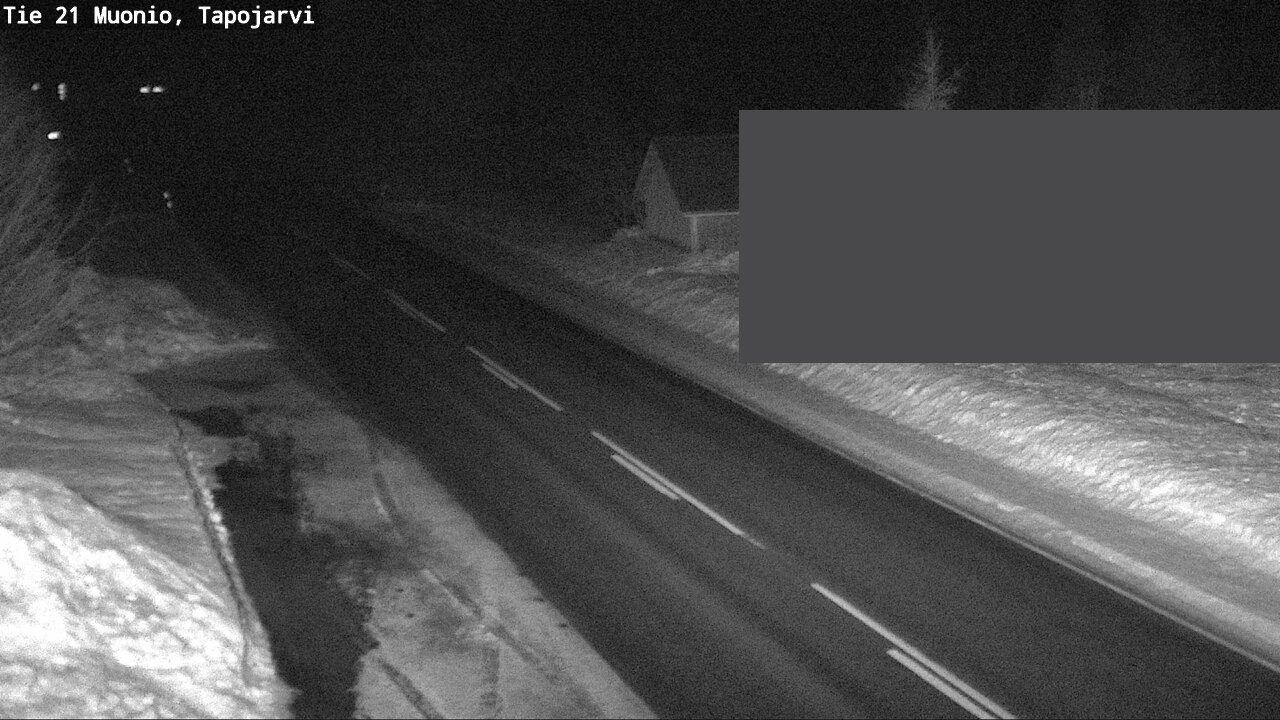 Weather Camera Image Väg 21 Muonio, Tapojärvi, Muonio, Lappi