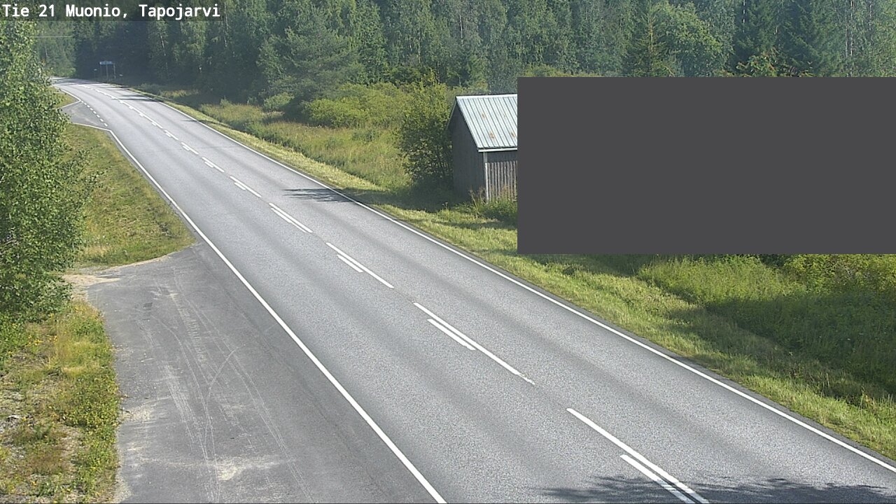 Weather Camera Image Road 21 Muonio, Tapojärvi, Muonio, Lappi