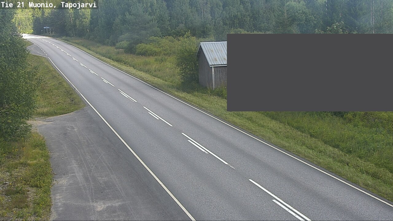 Weather Camera Image Road 21 Muonio, Tapojärvi, Muonio, Lappi
