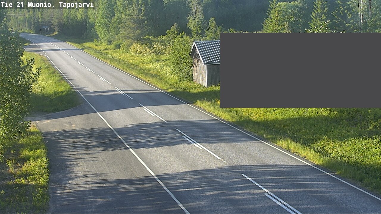 Kelikamerat Kuva Tie 21 Muonio, Tapojärvi, Muonio, Lappi