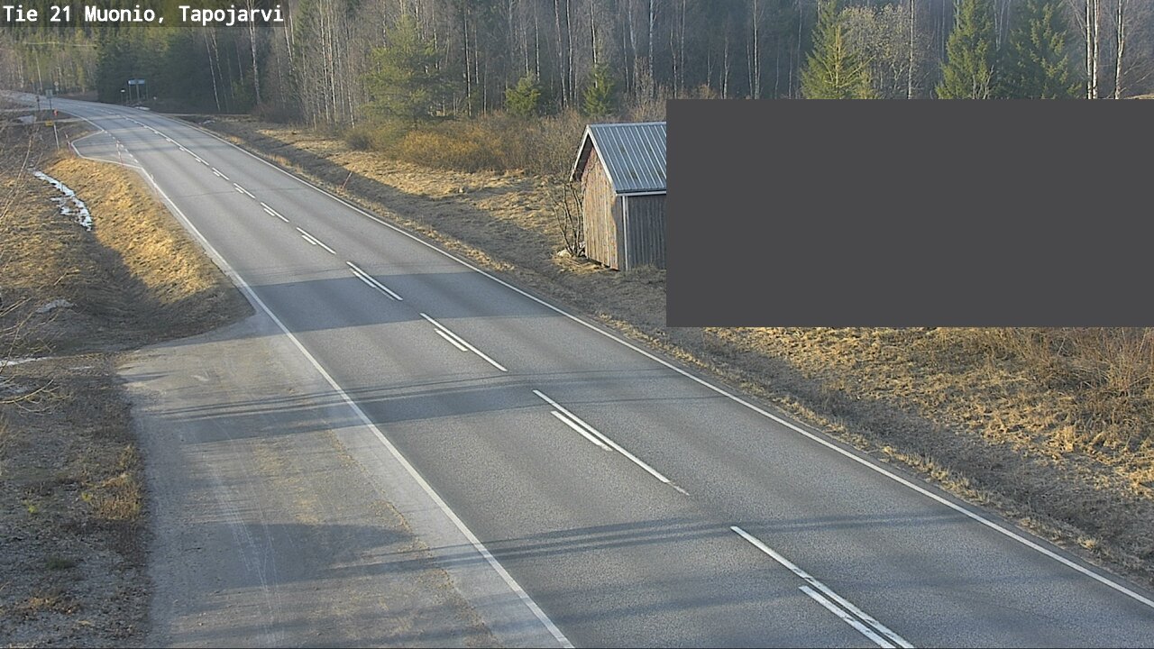 Kelikamerat Kuva Tie 21 Muonio, Tapojärvi, Muonio, Lappi