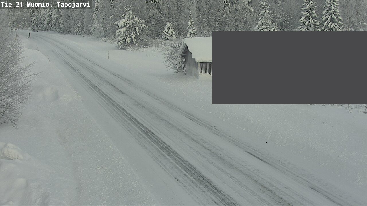 Weather Camera Image Väg 21 Muonio, Tapojärvi, Muonio, Lappi
